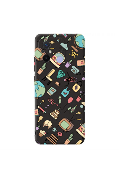 Other Xiaomi Redmi 12C Best buds Black Colored Silicone TPU Θήκη