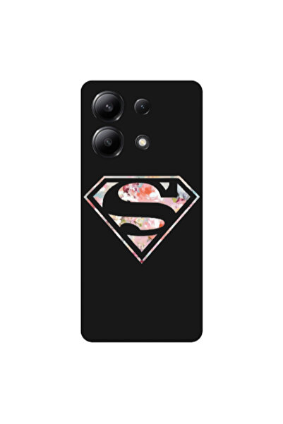 Other Xiaomi Redmi Note 13 4G Superman logo Black Colored Silicone TPU Θήκη