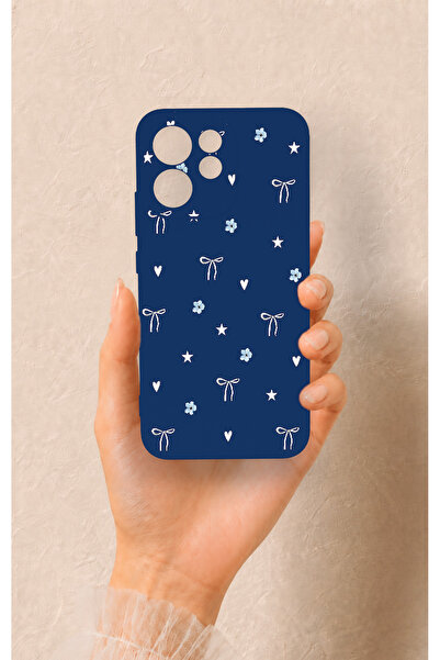 Vip Case Oppo Reno 15F Uyumlu Mini Fiyonk Desenli Silikon Kılıf