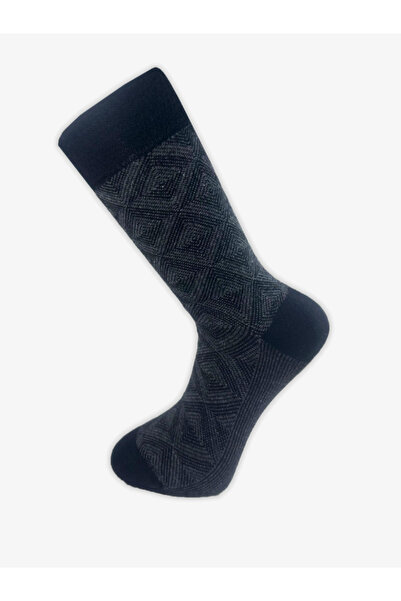 Generic Brand Divriği Combed Cotton Winter Comfortable Men's Socks 12 Pack