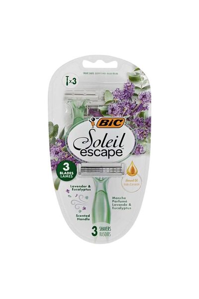 Bic Ξυραφάκι, Μπικ, 3 τεμάχια Μις Σολέι Εσκέιπ Λεβάντα