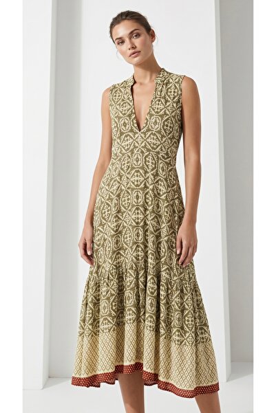 CapriMare Waist-Tied Layered Dress