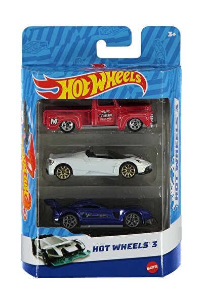 mattel Hot Wheels Αυτοκινητάκια Παιχνίδια Σετ 3 Τεμαχίων - Διάφορα Σχέδια (K5...