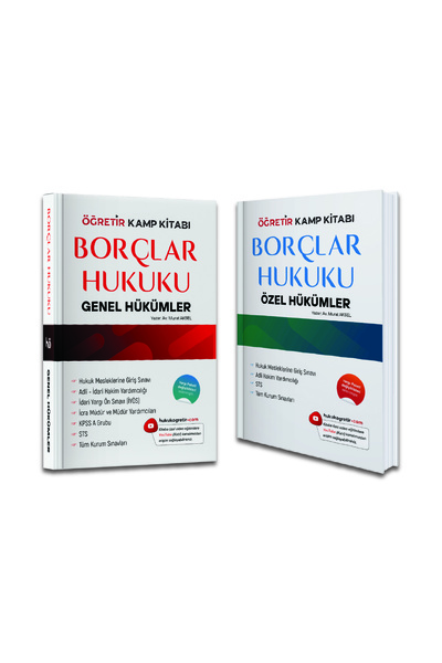 hukuk öğretir Borçlar Hukuku Genel Hükümler ve Özel Hükümler Konu Anlatımı HM...