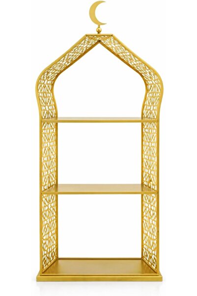 Terreamour Crescent Food Display Stand - Dessert High Tea,3 Tier Stand for Iftaar Parties, Ramadan, Kitty Parties, House Party.