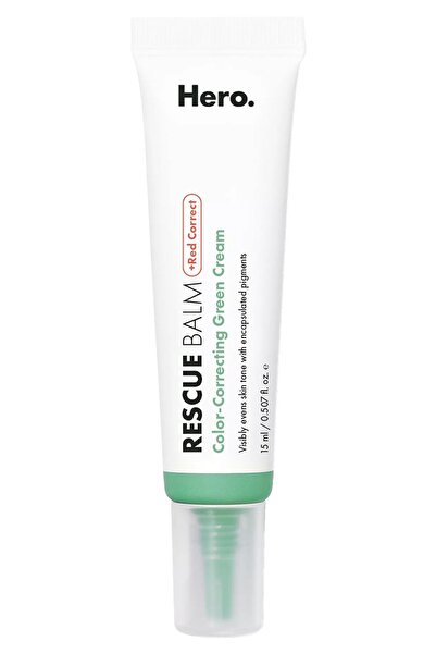 hero cosmetics Rescue Balm Anti-Redness Color Balancing Face Cream 15ml