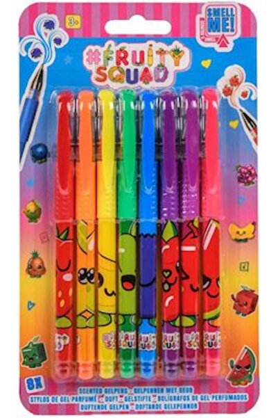 OEM Σετ Αρωματικών Στυλό Fruitysquad 8 Τεμαχίων (FS60356)