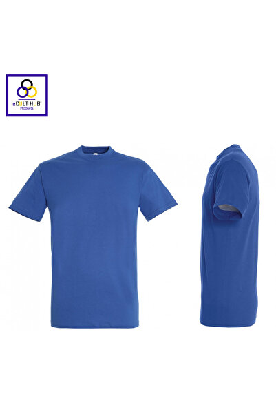 eCult Hub eC T-shirt Classic 10 - Βασιλικό Μπλε