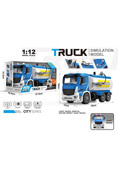Blue Toys B/O Βυτιοφόρο Όχημα Με Φώτα Και Ήχους (MKT698199)