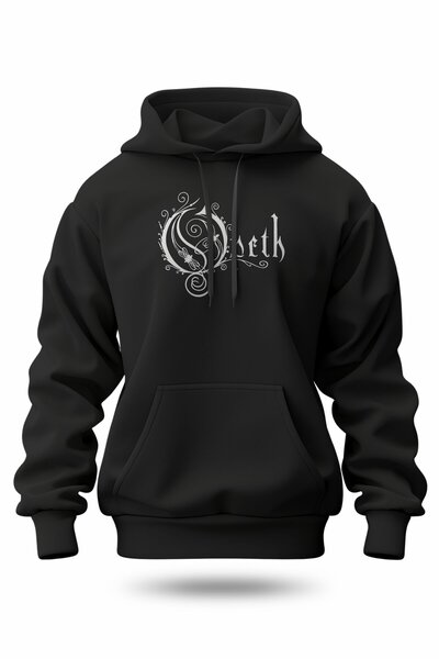 buzagi tasarım ürünleri سويت شيرت بقلنسوة للجنسين من Opeth