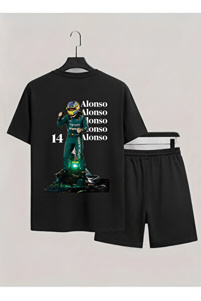 MAGORS FERNANDO ALONSO ŠTAMPANA 100% PAMUK DEČJA MAJICA S KRUGLIM OGRLOM I KR...
