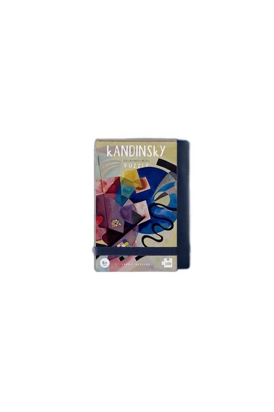 Londji Puzzle mic, 100 piese, Kandinsky Galben-Roșu-Albastru