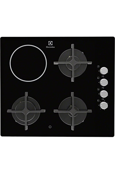 Electrolux Plita incorporabila EGE6182NOK , 3 arzatoare gaz, 1 arzator vitroc...