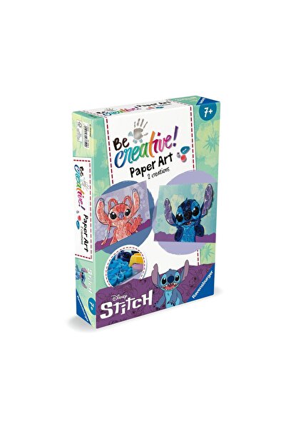 RAVENSBURGER Disney Fii Creativ Artă din Hârtie Stitch & Angel (23750)