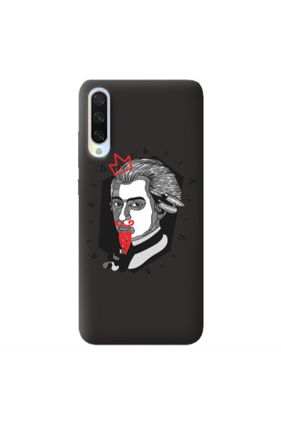Other Xiaomi Mi 9 Lite Bearded Black Colored Silicone TPU Θήκη