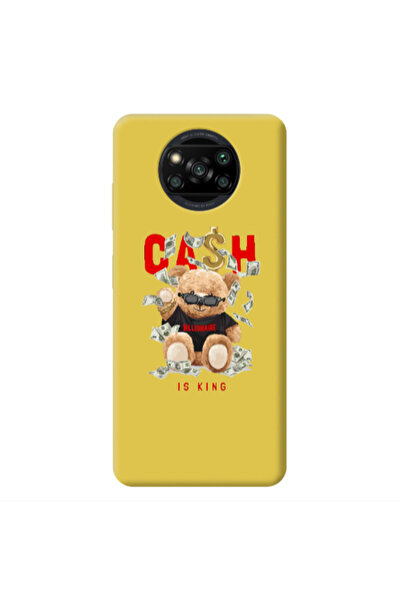 Other Xiaomi Poco X3 /X3 Pro Cash is king Yellow Colored Silicone TPU Θήκη