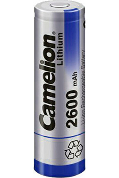 CAMELİON Επαναφορτιζόμενη Μπαταρία 18650 Li-ion 2600mAh 3.7V 1 τεμάχιο