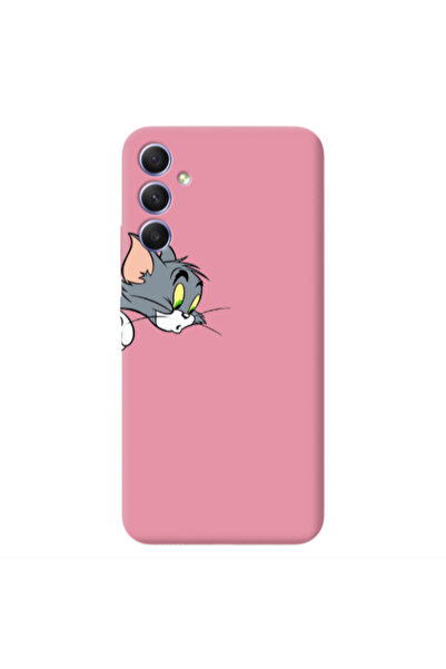 Other Samsung A15 5G Tom 1 Pink Colored Silicone TPU Θήκη