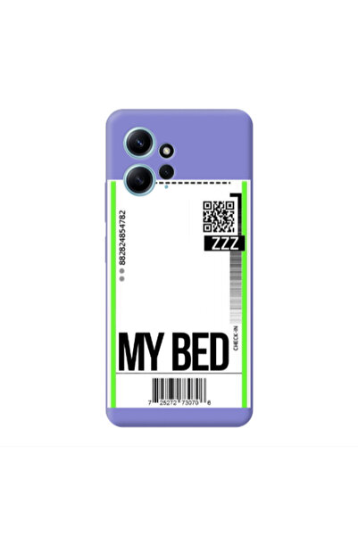 Other Xiaomi Redmi Note 12 4G My Bed ZZZ Purple Colored Silicone TPU Θήκη