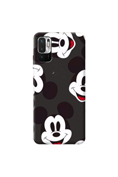 Other Xiaomi Redmi Note 10 Pro 5G Mickey Mouse Black Colored Silicone TPU Θήκη