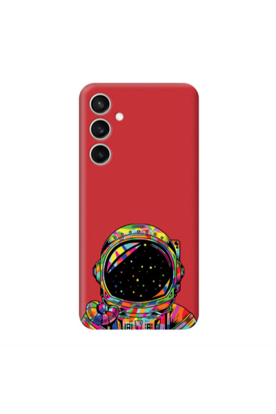 Other Samsung S24 Plus Astronaut 209 Red Colored Silicone TPU Θήκη