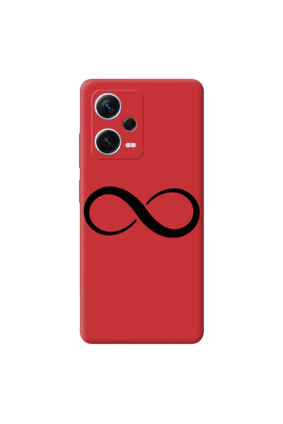 Other Xiaomi Poco X5 Infinity Red Colored Silicone TPU Θήκη