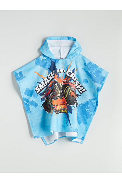 LC Waikiki Prosop de plajă pentru băieți cu imprimeu Hot Wheels