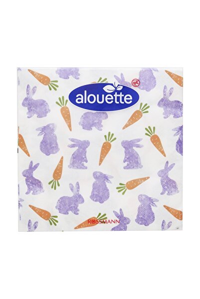 alouette Bahar Kokteyl Peçete 26 Tavşan Motif 20'li