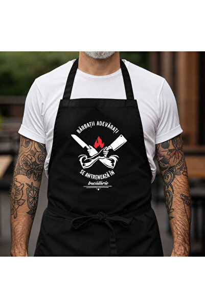 Arka9 Kitchen Apron – "Real Men Train in the Kitchen"