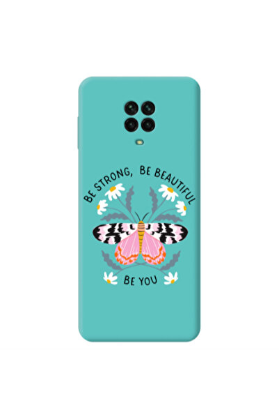 Other Xiaomi Redmi Note 9 Pro Be Strong Turquoise Colored Silicone TPU Θήκη