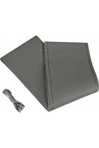 Lampa Car Steering Wheel Cover Tailored with Diameter 37-39cm Leather Gray