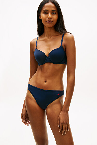 Tommy Hilfiger Women's Navy Blue Half-Covered Bra