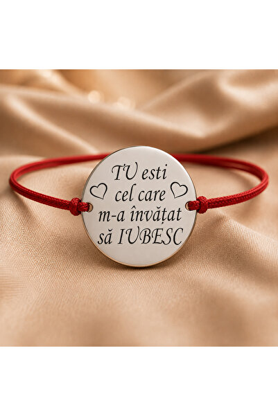 Simoshop Bratara ci banut din argint Tu esti cel care m-a invatat sa iubesc 1...