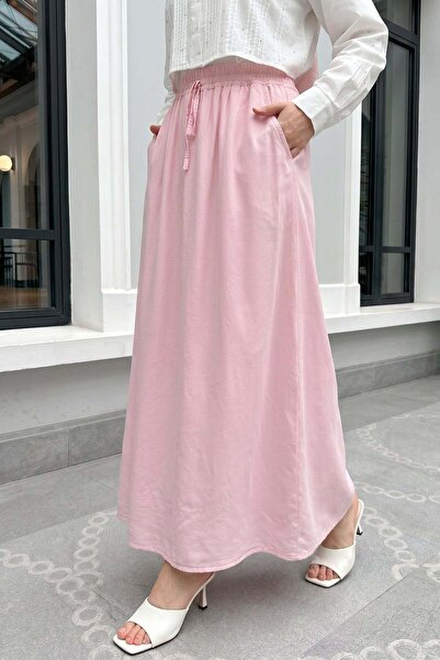 zenne Double Pocket Skirt 31292 - Light Pink