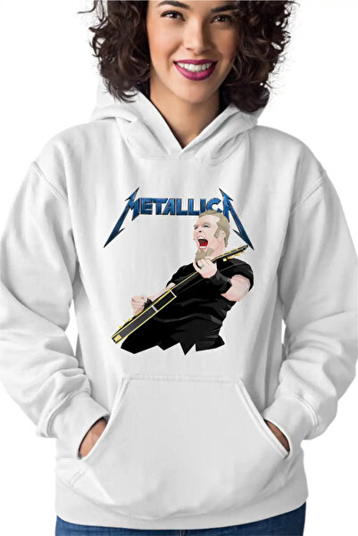 OEM Γυναικείο Φούτερ με κουκούλα Metallica Τζέιμς Χέτφιλντ