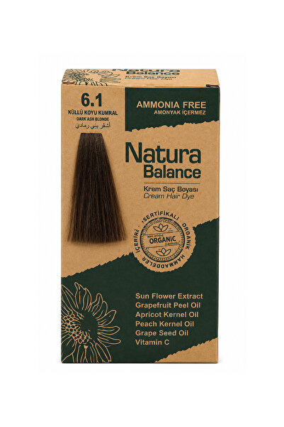 NATURABALANCE Natura Balance Küllü Koyu Kumral 6.1 Krem Saç Boyası