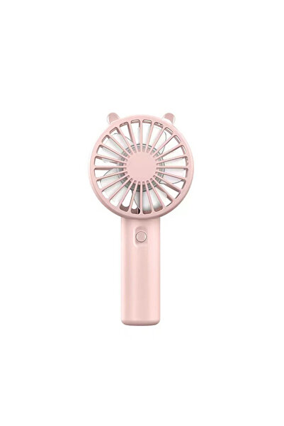 Choice1 Pink Mini USB Rechargeable Handheld Fan Portable with Base for Women ...