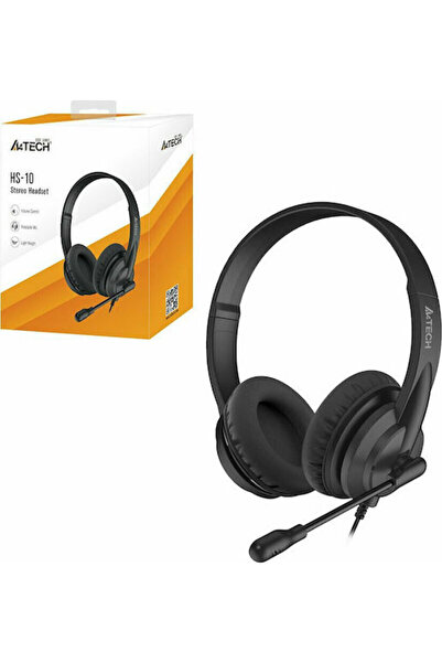 A4 Tech A4Tech HS-10 Ακουστικά πολυμέσων περιφερικής εφαρμογής με μικρόφωνο κ...