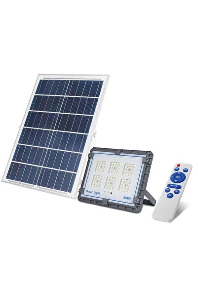 Jiayi Proiector LED Solar Honor, Putere 600W, Autonomie 12h, Kit Complet cu P...