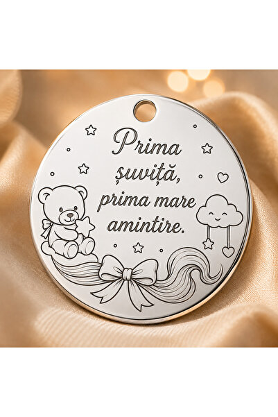 Simoshop Banut Argint 925 Prima Suvita Prima Mare Amintire Taierea Motului 22mm