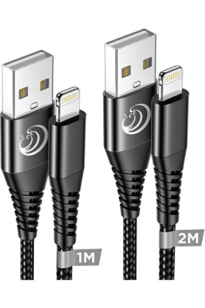 Urban URBANNX iPhone Charger Cable [2Pack 1M+2M], MFi Certified Lightning Cab...