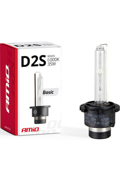 AMIO Lamps Car D2S Xenon 6000K Cold White 85V 35W 1pcs