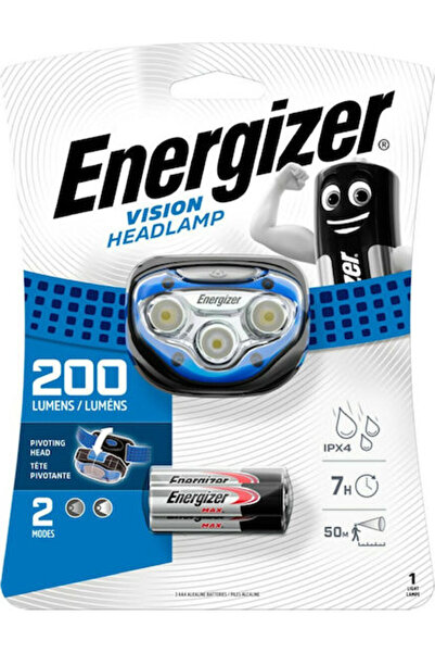 Energizer Φακός κεφαλής LED IPX4 με μέγιστη φωτεινότητα 200lm Vision 2 Κωδικό...