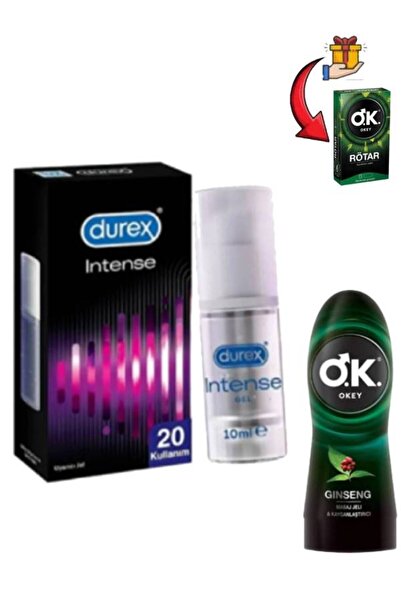 Durex Intense Jel 10 ml Kadınlara Hissiyat Sunan Formül-Ginseng Etkili Masaj ...