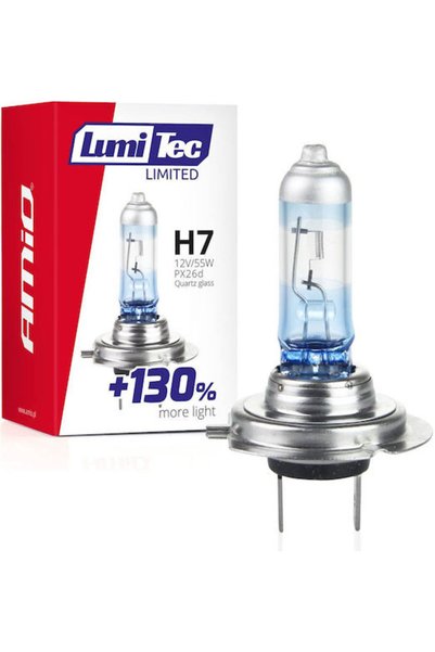AMIO Λάμπες Αυτοκινήτου Lumitec Limited H7 Αλογόνου 12V 55W 1 τεμάχιο