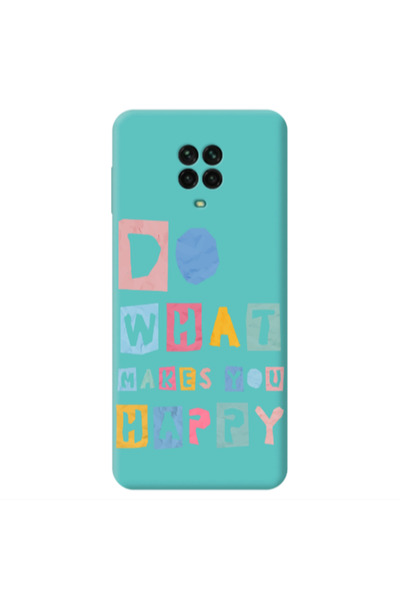 Other Xiaomi Redmi Note 9 Pro Do What Makes Turquoise Colored Silicone TPU Θήκη
