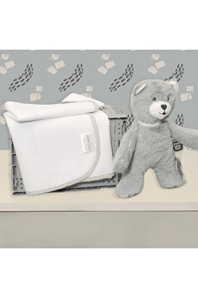 Oliver Baby Προστατευτικό Στρώματος 40x60εκ. 300γρ./τ.μ. με Γκρι Μπορντούρα