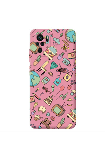 Other Xiaomi Redmi Note 10S Best buds Pink Colored Silicone TPU Θήκη