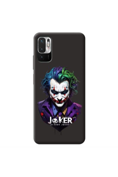 Other Xiaomi Redmi Note 10 Pro 5G Le amer Joker Black Colored Silicone TPU Θήκη