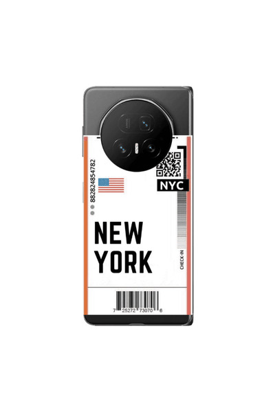 Other Honor Magic V5 New York NYC Transparent Silicone TPU Θήκη